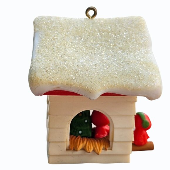 Hallmark Ready For Christmas, Christmas Ornament 1979 Redbird Cardinal Birdhouse - Picture 3 of 12